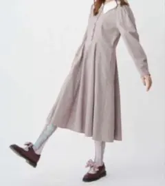 merry jenny 赤 チェック ワンピース