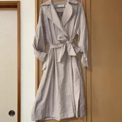 【美品】SENSE OF PLACE スプリングコート/Fサイズ/ベージュ/春