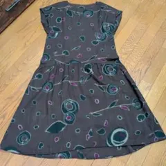 SENSO UNICO 慈雨 ネイビー ワンピース サイズ40 ジウ/センソユニコ ワンピース サイズ40 M 慈雨(ジウ⁄センソユニコ