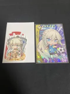 FGO コレクションカード　サッカー　きゃらとりあ　ステッカー　モルガン
