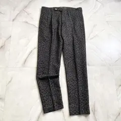 A18445 美品 PT01 PREPPY FIT レオパード柄ウールスラックスのサムネイル