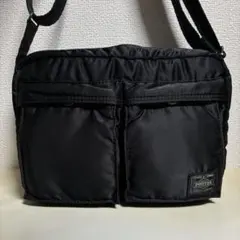 PORTER　タンカー　ショルダーバッグ　二層　ブラック