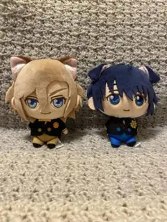 A3!エースリー ナンジャタウン ねこぬいバッジ 摂津万里 月岡紬　2点セット