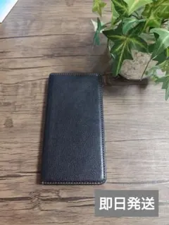 手帳型 iPhoneケース ブラックのサムネイル