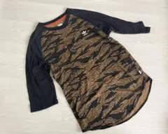 ☆レアadidas アディダス　ラグランTシャツ