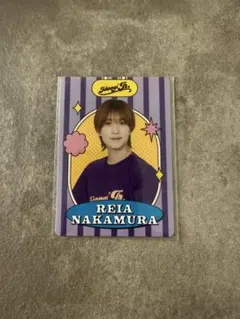 中村嶺亜 プロフィールカード プロカ