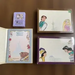 ディズニーリゾート　ディズニープリンセスメモ用紙セット