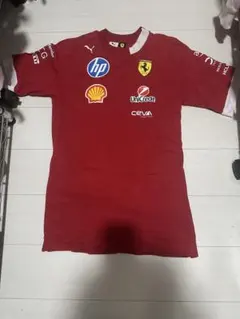 Puma フェラーリ Tシャツ XS レッド　サイズ注意