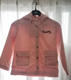 ポンポネット ナイロンコート ピンク