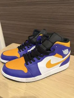 Nike Air Jordan 1 Purple Yellow