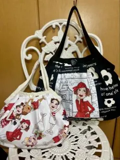 専用出品♡ポーチ2個♡ハンドメイド　ロラライハリス　アレキサンダーヘンリー ポーチ】送料無料 化粧ポーチ マルチポーチ ハワイアン