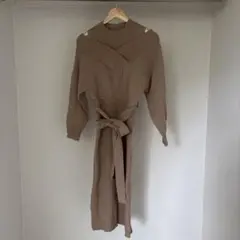 rienda レイヤードニットスタイルkint OP