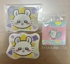 ちいかわ キャラカットステッカー むちゃうまヨーグルトグミ　モモンガ3点セット