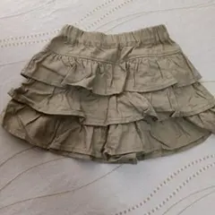 branshes フリルショートパンツ ベージュ 90cm