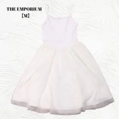 美品✨️THE EMPORIUM【M】チュールスカート キャミソール ワンピース