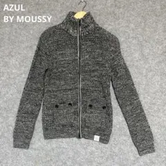 AZUL BY MOUSSY カジュアルニットジャケット グレー系のサムネイル