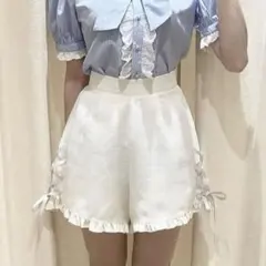 evelyn エブリン サイドレースアップパンツ