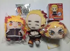 鬼滅の刃　まめめいと　もちころりんマスコットちょこっとひっかけフィギュア　煉獄