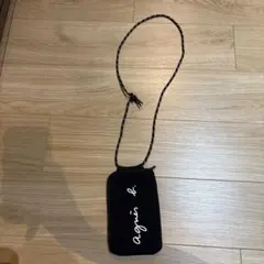 ひろさん専用　agnès b. スマホショルダーバッグ ブラック