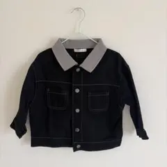 しまむら　バースディ　黒ジャケット　100のサムネイル