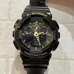 CASIO G-SHOCK GA-100CFカモフラ迷彩【動作未確認・ジャンク】