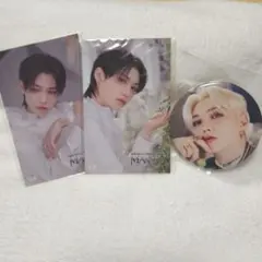 Stray Kids フィリックス 缶バッジ&ステッカー2枚売り