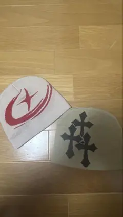 ニット帽 2点セット ロゴ入り2点セット