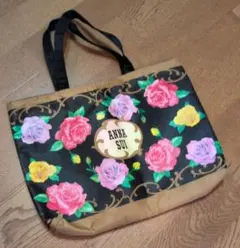 ANNA SUI 花柄トートバッグ