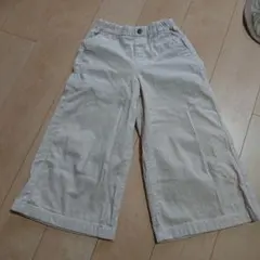 【美品】UNIQLO コーデュロイワイドパンツ 130サイズ