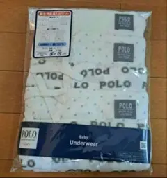 新生児肌着　ブルー　５点セット　POLO　 綿100%