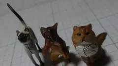158 猫のフィギュアセット 3匹