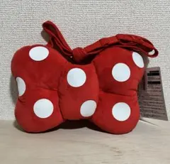 ディズニー　ショルダーバッグ　ポシェット　ミニー　リボン