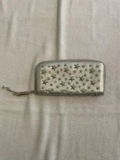 JIMMY CHOOシルバー 星型スタッズ 長財布