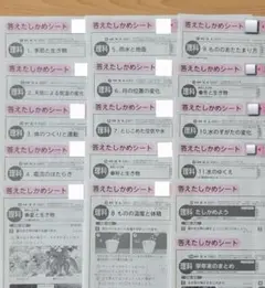 小４ 理科 カラーテスト 教育出版 光文書院
