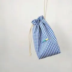 ハンドメイド　巾着　コップ袋　入園入学　男の子