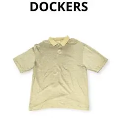 《ビッグサイズ》DOCKERS 総柄ポロシャツ　XL ベージュのサムネイル
