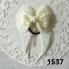 ハンドメイド ✳︎1537＊ヘアゴム＊入園式＊卒園式＊入学式＊卒業式＊ハーフアップ