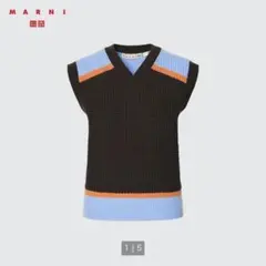ユニクロ マルニ ポップコーンニットVネックベスト