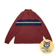 90s 古着 チャップス ハーフジップ スウェット ゆるダボ XXL