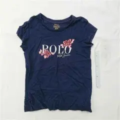 ■ポロ ラルフローレン フラワーロゴTシャツ ネイビー キッズ
