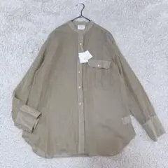 【新品未使用タグ付定価20900円】アンビデックス yuni リネン混長袖シャツのサムネイル
