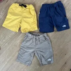 THE NORTH FACE &グラミチ　キッズショーツ サイズ110 3点