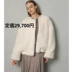 カデュネ　川上桃子さんコラボ　ファーコート 2025年最新】川上桃子コラボ ジャケットの人気アイテム - メルカリ