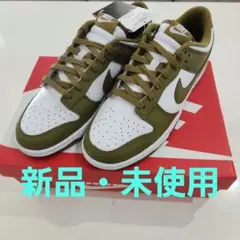 NIKE DUNK LOW ホワイト/パシフィックモス27.5