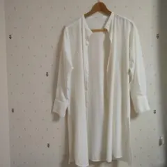 chocol raffine robe ホワイト長袖チュニック