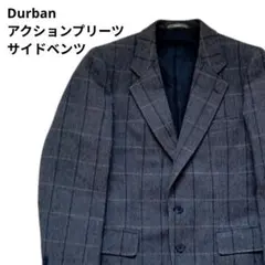 【希少】Durban テーラードジャケット アクションプリーツ L ヴィンテージ