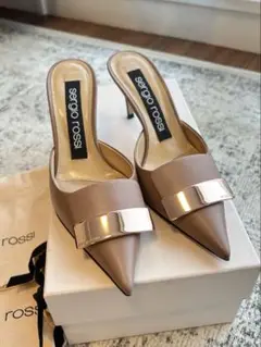 Sergio Rossi   スエードミュールサンダル　size35 1/2 Sergio Rossi スエードミュールサンダル size35 1/2