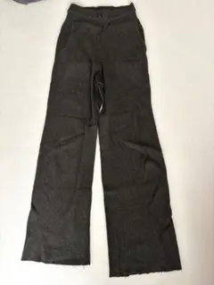 UNIQLO ウォッシャブルリブニットパンツ ユニクロ カーキ Sサイズ