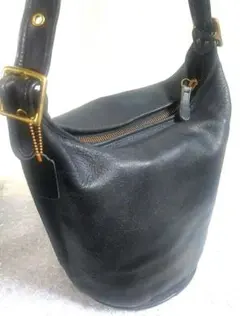 K*N様 COACH 【オールレザー】 希少品 ドラム形トートバッグ