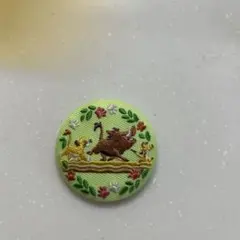ディズニー刺繍缶バッジ　ライオンキング